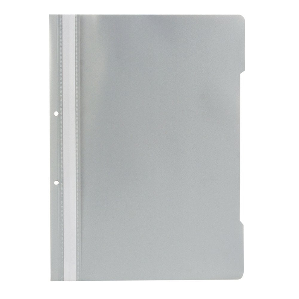 Dosar cu sina si 2 perforatii Noki, gri, 25 bucati/set Dosar cu sina si 2 perforatii Noki, gri, 25 bucati/set